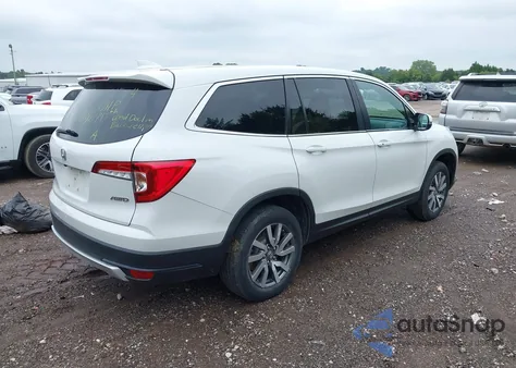 2022 Honda Pilot Awd Ex-L z USA, uszkodzony, nr VIN 5FNYF6H52NB020795